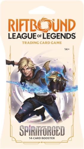 Riftbound League of Legends Spiritforged Trading Card Game Booster Pack 14-Card Booster Pack Ages 14+. Trading Card Game