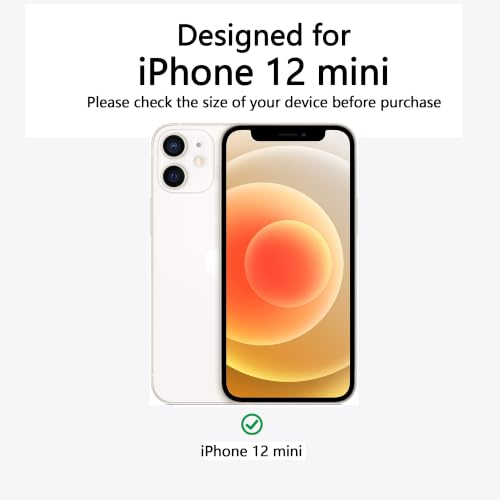 Image of for iPhone 12 Mini Case [Compatible with Magsafe]Translucent Matte Phone Cover, [10 FT Military Grade Drop Protection] Slim Durable Shockproof Protective Bumper (Black Magnetic, iPhone 12mini)