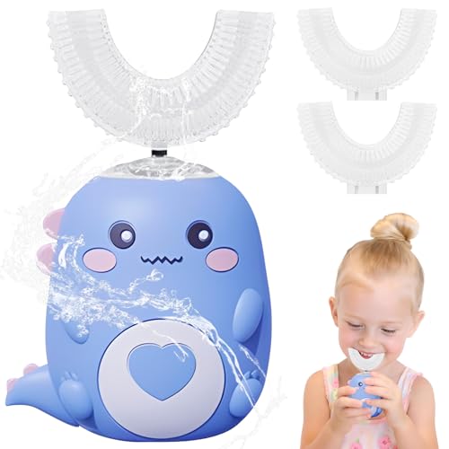 Kinderzahnbürste Elektrisch, 360° Automatische Ultraschall...