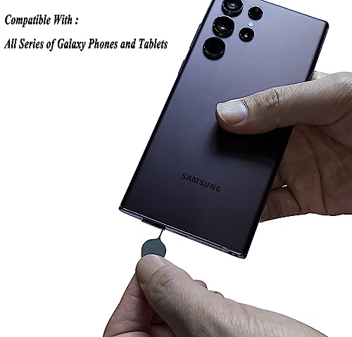 Eaglewireless 43235-15586 2Pcs Specially Sized Sim Card Tray Opening Removal Tool,Eject Pin Tool For Samsung Galaxy S7 S8 S9 S10/Galaxy Note 8 9 10/S20/S20U/Note 20 Ultra/S21/Galaxy S23 Ultra S22 Ultra/Z Fold 2 3 4 5 thumb #2