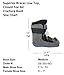 SB Superior Braces (Size Medium) Low Top, Open-Toe, Closed-Toe, Low Profile Air Pump CAM Medical Orthopedic Walker Boot for Ankle & Foot Injuries