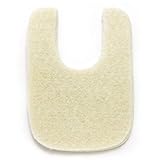 Wide U Shaped Felt Callus Horseshoe Pads - Adhesive Foot Pads That Protect Calluses from Rubbing On Shoes - 1/4' - 25 Pack