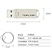 USB Flash Drive for iPhone 256GB Photo Stick Memory Stick USB 3.0 Thumb Drive External Storage nuiflash Jumb Drive Compatiable with iPhone/iPad/Mac (256GB-silver)
