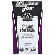 Wicked Joe Coffee Sumatra Whole Bean, 12 oz, 0.88 Pound