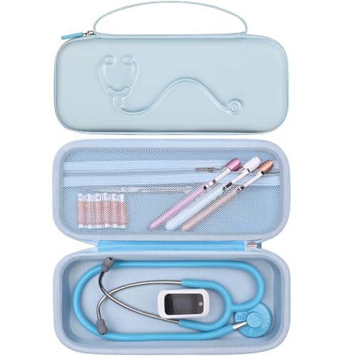 Image of Stethoscope Case for 3M Littmann Classic III & Lightweight II S.E, Blue