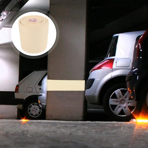 Protège les chocs en garage avec la protection d'angle mural beige NBR
