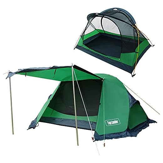 Tienda de Nailon Ultraligera para mochileros 1-2 Personas para Acampar al Aire Libre, Senderismo, Ciclismo, montañismo, Motocicleta, 20D, Impermeable, Solo vivac