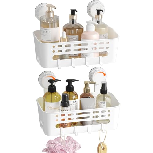 Lifewit Cesta de Ducha con Ventosa Montada