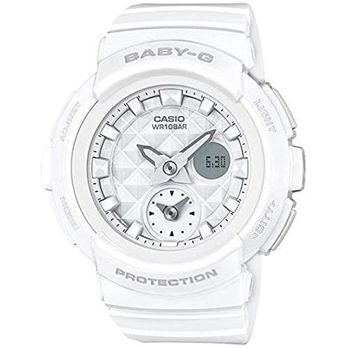 Image of Casio Baby-g Analog-Digital White Dial Women's Watch - BGA-195-7ADR (BX076)