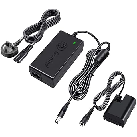 Gonine ACK-E6 AC Power Adapter DR-E6 DC Coupler LP-E6 LP-E6N Dummy Battery Power Supply Kit for Canon EOS R6 R5 R 90D 80D 7D Mark Ⅱ 7D 70D 6D 60D 5D Mark Ⅳ 5DS, with Fully-Decoded Smart Chip Cover