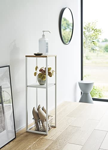 YAMAZAKI Tower 2Tiered Shelf meuble gain de place entrée