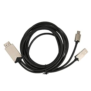 Type C-kabel, Ultra HD Type C multimedia-interfacekabel naar HD 4K @ 30 Hz voor DELL XPS 13-computer