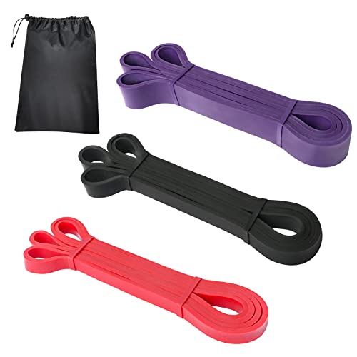 SUKELURER Juego de bandas de resistencia de diferentes niveles, banda de entrenamiento, bandas de goma de látex natural para entrenamiento de fuerza, estiramiento, yoga, pilates, dominadas Cover