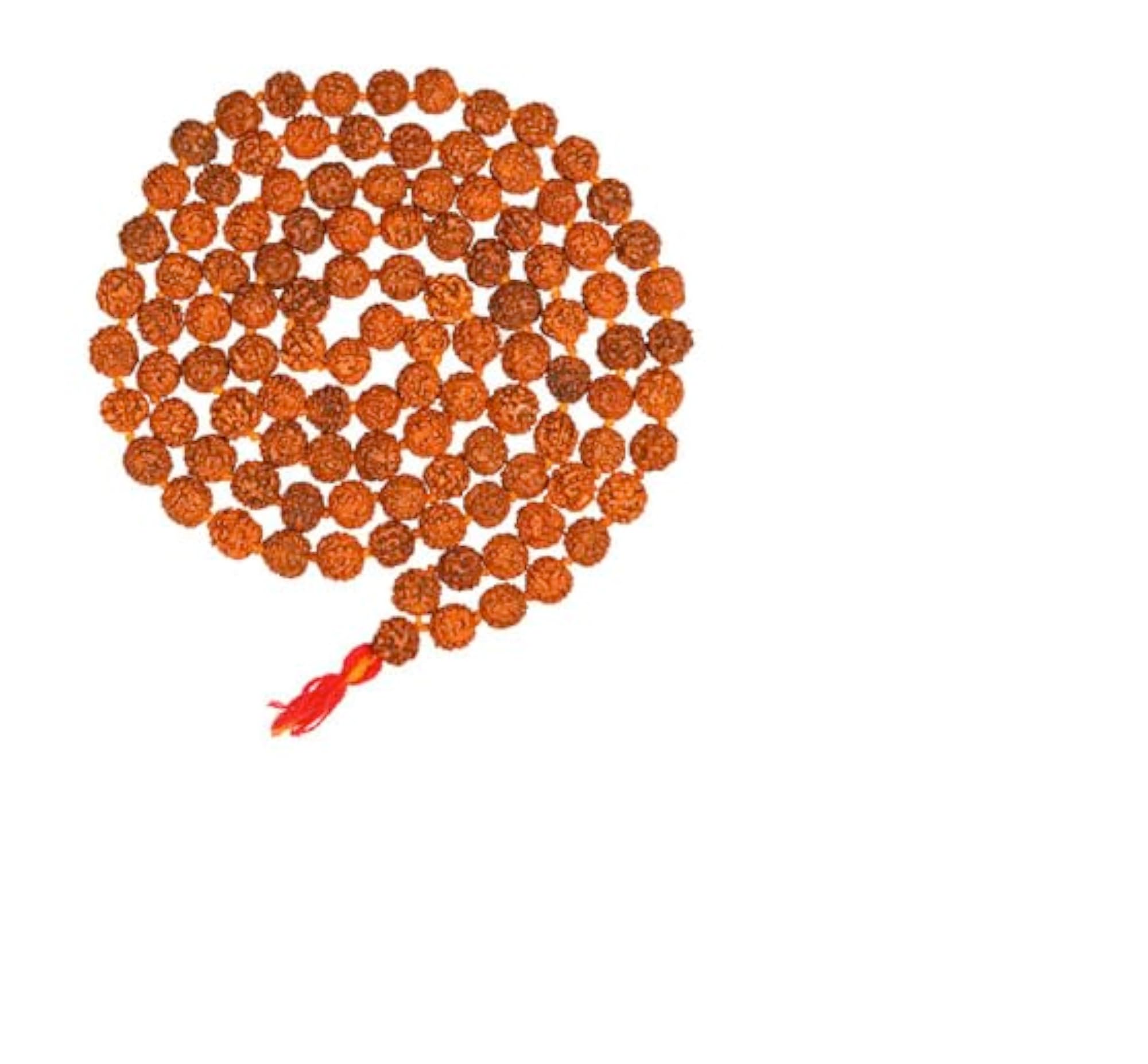 Nepali Five Faced Mala for Jaap, Natural Brown Beads