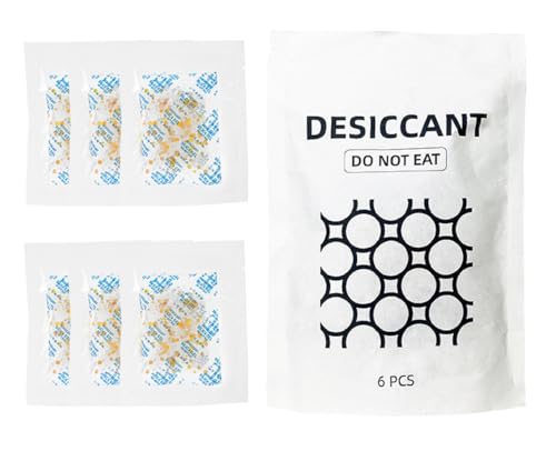 Amicura Déshydratant pour Distributeur de Nourriture Intelligent F1 Pro - 6 x 30 g - Gel de silice de qualité Alimentaire - Absorption de l'humidité - 6 pièces/Sac