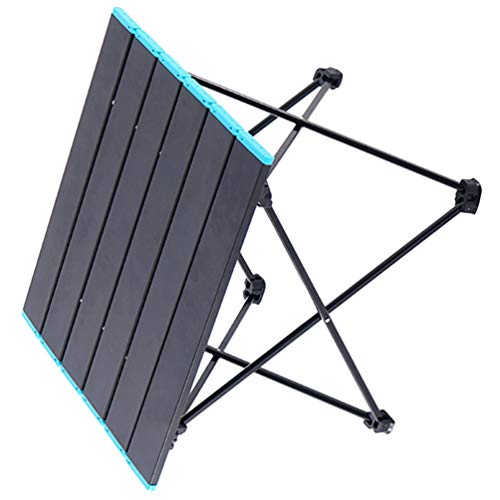 Mesa dobrável de metal portátil CliSPEED para uso ao ar livre, mesa de jantar dobrável para jardim,
