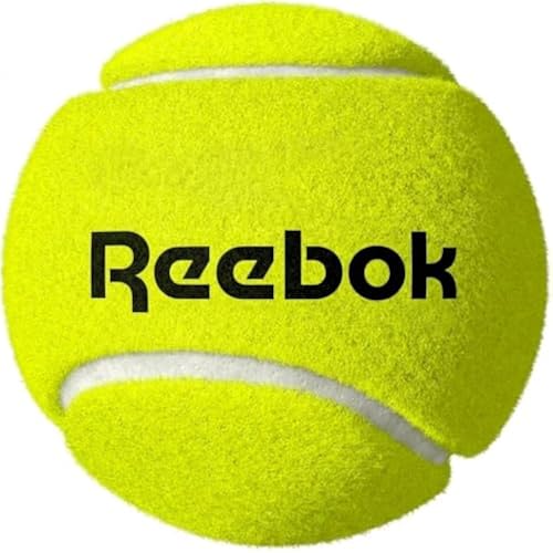 Reebok Tennis Balls for Cricket (Pack of 12) | Ideal for Tournament, Street & Gully Cricket | Durable Practice Balls for All Grounds