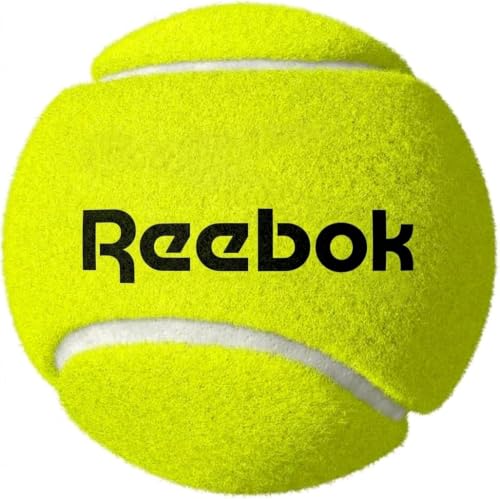 Reebok Tennis Balls for Cricket (Pack of 12) | Ideal for Tournament, Street & Gully Cricket | Durable Practice Balls for All Grounds