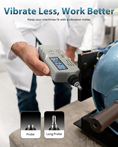 gm63a handheld digital mechanical vibration meter measurement acceleration velocity displacement