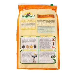 Wagners 18542 Cracked Corn Wild Bird Food 10 Pound Bag