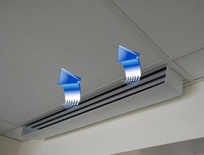 Linear Air Diverter48"x 5.5"white (487548x5.5) Heating Vents