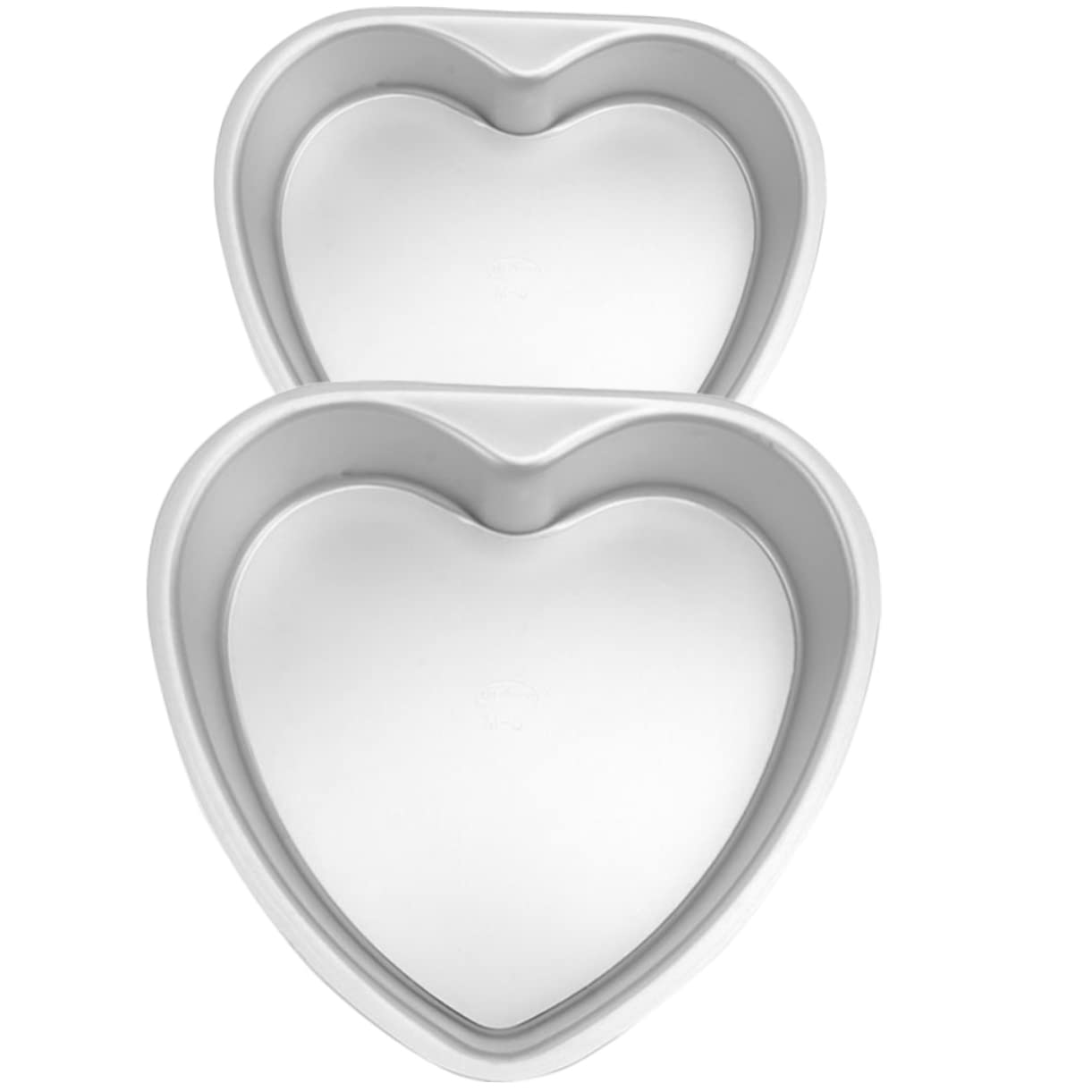 HEMOTON Lot De 3 Moules À Gâteaux En Forme De Cœur Moule À Gâteau En Forme De Cœur Moule À Fond Amovible Pour Fête De Famille 2 Pièces X 3