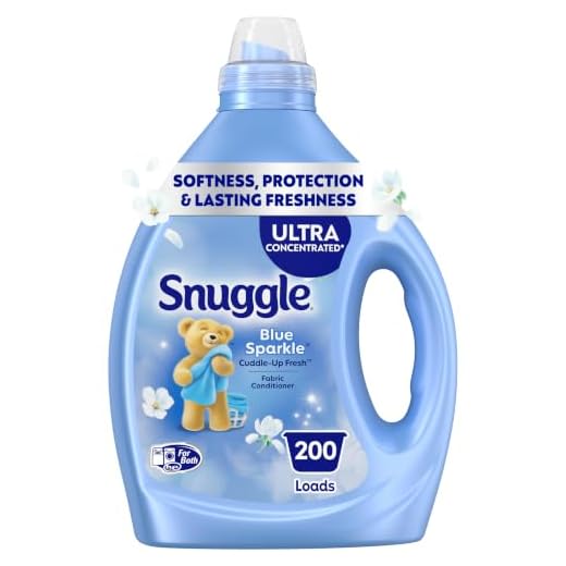 Snuggle Blue Sparkle Liquid Fabric Softener, 2X Concentrated, 200 Loads, 80 Fl Oz