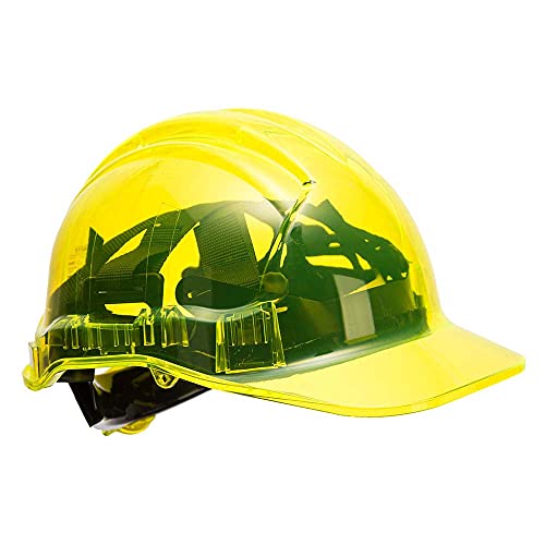 Peak View Ratchet Hard Hat Color: Yellow Talla