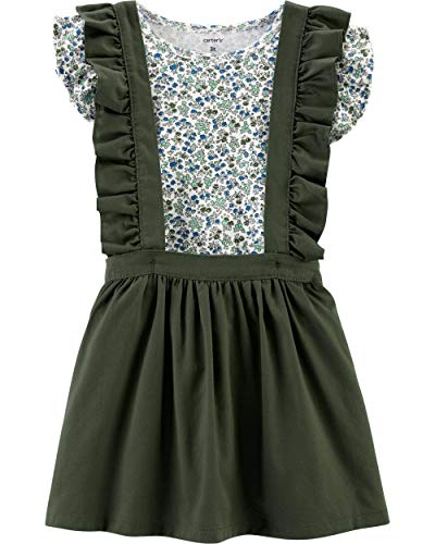 Jumper set Carter's pour fille : ensemble de deux pièces avec robe chasuble et haut