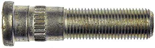 Dorman 610-227 Front 9/16-18 Serrated Wheel Stud - .630 in. Knurl, 2-13/32 in. Length Compatible with Select Ford Models, 10 Pack