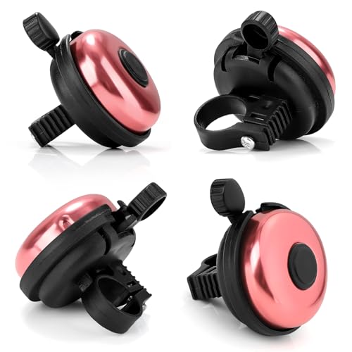 image for Accmor Classic Bike Bell, Aluminum Bicycle Bell, Loud Crisp Clear Soun