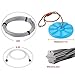 Happybuy 100 ft Zipline Kit for Kids & Adults, Up to 500 lb, Backyard Outdoor Fun, Quick Setup, Stainless Steel, Spring Brake, Safety Harness, Seat for Playground Entertainment