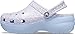 Crocs Women's Classic Platform Glitter Clog, Blue Calcite/Multi, 8