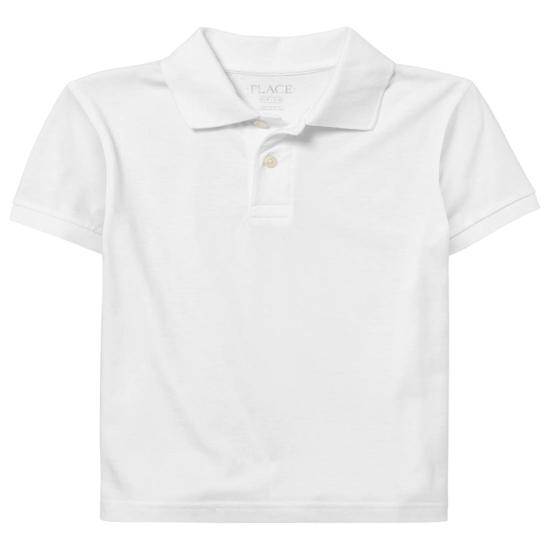 The Children's Place Boys White ' Uniform Soft Jersey Polo, Xxl (16 Husky)
