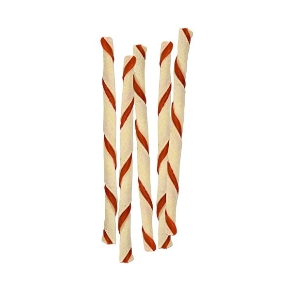 Dingo Twist Sticks Rawhide Chews, Made With Real Chicken, 50 Count