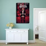 Poster auf Leinwand 'The Devil's Advocate', Wandkunst, Dekordruck, Gemälde für Wohnzimmer, Schlafzimmer, Dekoration, 30 x 45 cm