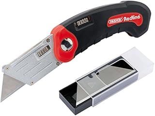 Draper Redline 67588 Folding Trimming Knife,Blue