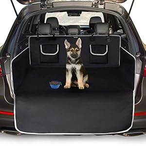 Toozey Car Boot Protector for Dog – Universal Nonslip Car Boot Liner Protector with Side Protection and Bumper…