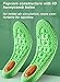 Bellcon Comfortable PU Foam Shoes Inserts for Mens Sport Shoes and Boots Mugwort Insoles for Odor Eaters Air Cushion Shoe Replacement Soles for Shocks Absorbing, Mens 10-11