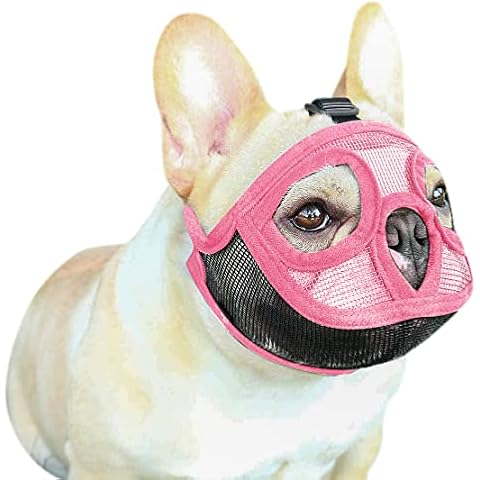 Adjustable Mesh Muzzle for Short-Nosed Dogs Cover