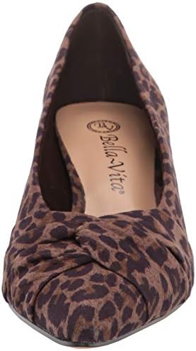 Bella Vita womens Pump, Leopard Suede, 6 X-Wide US | Image 1