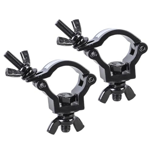 クイックリリースシアター照明器具クランプ Al-Mg合金構造 32-35mmパイプ&高負荷安定性安全なステージ照明ブラケット用