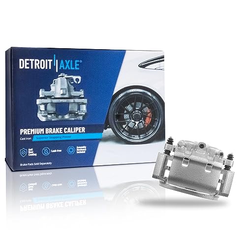 Image of Detroit Axle - Rear Right Brake Caliper w /Bracket Replacement for Ford E-150 E-250 E-350 Econoline Club Wagon Super Duty