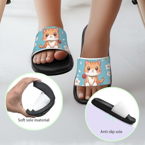 Image of Slides for Boys Girls Quick Drying Kids Slides Sandals Non-Slip