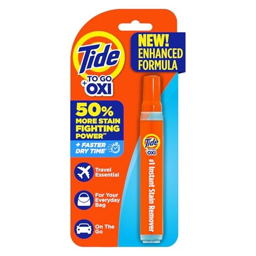 Tide Quitamanchas para ropa, bolígrafo para llevar, removedor instantáneo de manchas para ropa, tamaño de viaje y bolsillo, 1 unidad