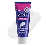 Hair Remover cream，Hair removal cream for Body Hair, Depilatory Painless Soothing and Nourishing, Containing Aloe Vera And Vitamin E, Suitable for Women and Men of All Skin Types,100g/3.52.0Z