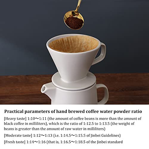 Walzion Coffee Maker Press Coffee Maker With Hand Coffee Pot Set Ceramic Coffee Filter Cup Drip Coffee Hand Pot-850Ml (Blue) #TOP6