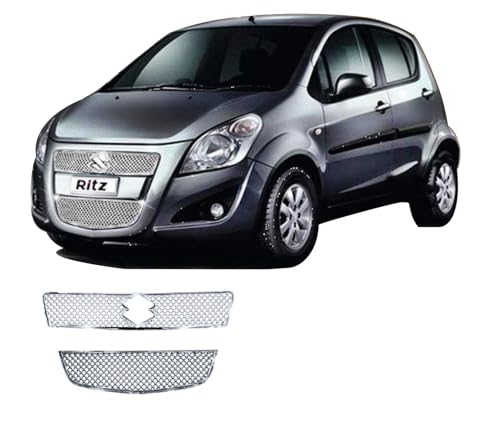 Image of AUTOSMARTLOOK Bentley Type Front Chrome Grill Compatible with Ritz Type -2(2012-2017)