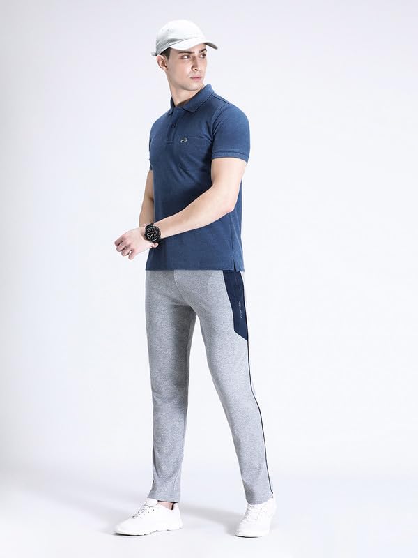 Image of CROCODILE Men's Solid Casual Wear T-Shirt | Polo Neck | Half Sleeves | Pull On | Regular