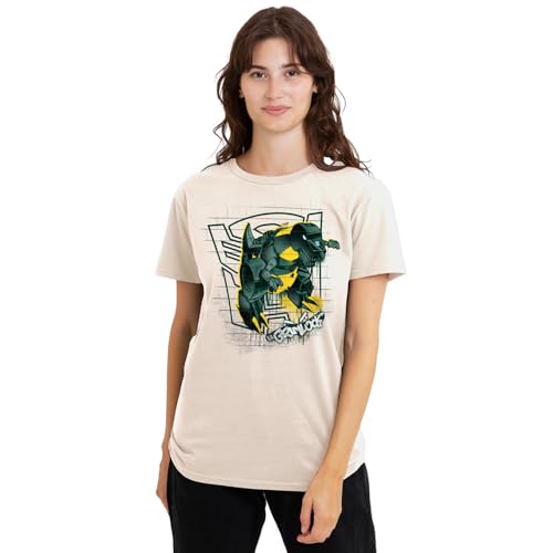T-shirt Transformers femme Grimlock Generations street style casual en coton naturel